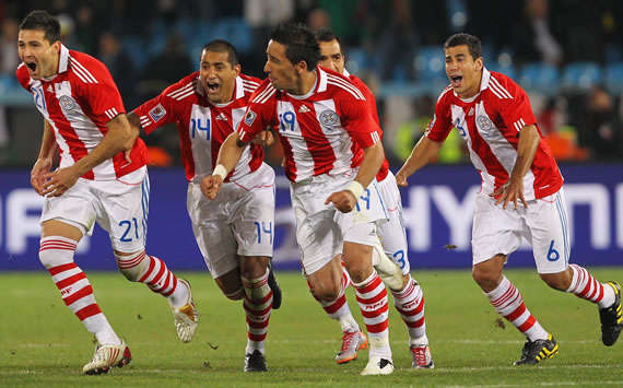 巴拉圭国家队大比分战胜对手，晋级淘汰赛